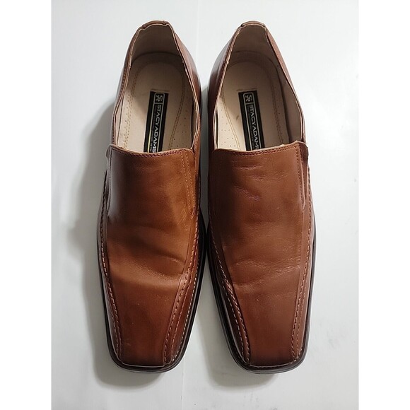 Stacy Adams Men\'s Comfort Loafer Casual Shoes Size 11.5 Leather Brown